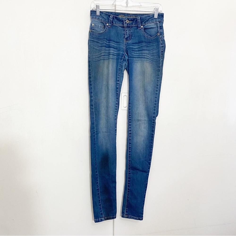 BLUE ASPHALT Uptown slightly distressed skinny jeans long length 5